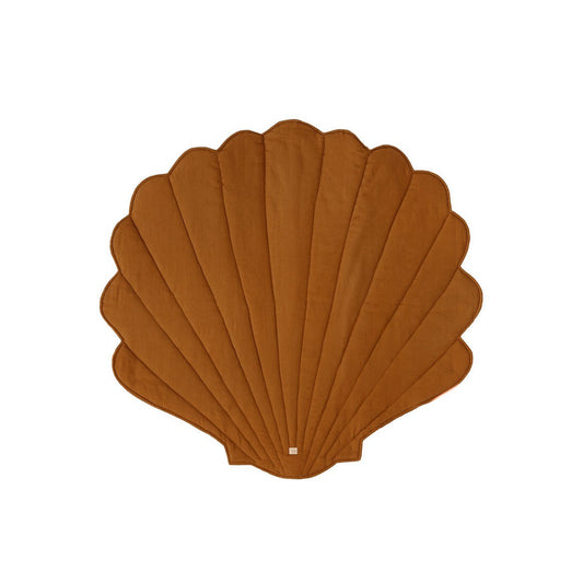 Moi Mili Leinen-Muschelmatte „Caramel“ – Produktfoto 2