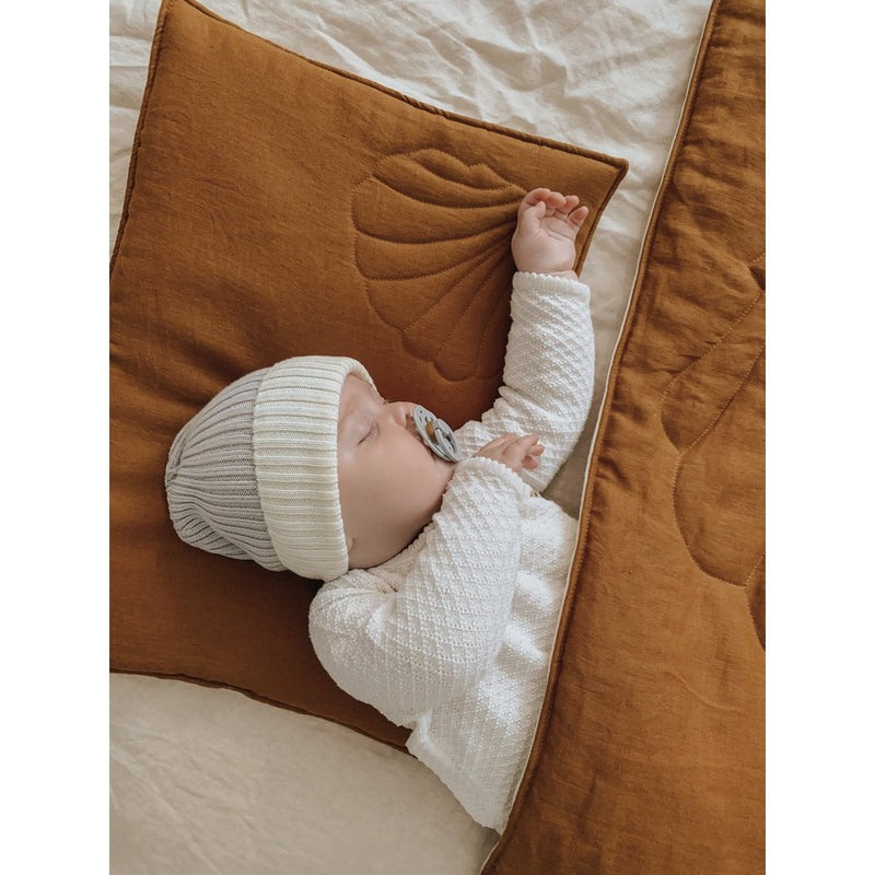 Leinen-Bettset „Caramel Shell“ – Large