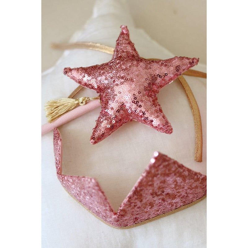 Zauberstab „Pink Magic“ mit Pailletten – Rosa
