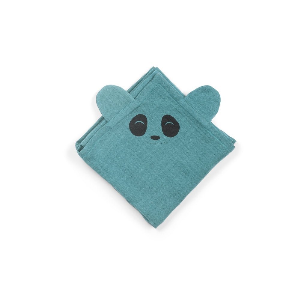 Kuscheltücher „Bjørk Panda“ – 2er-Set, Blei von Nuuroo
