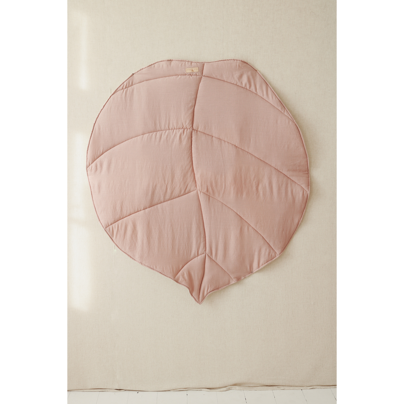 Leinenblattmatte „Powder Pink“