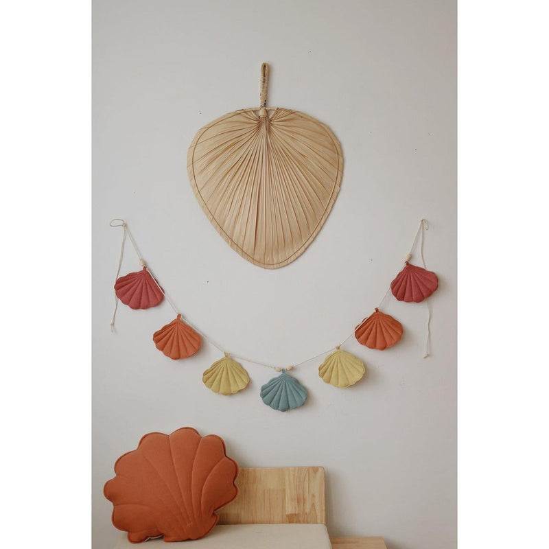 Leinengirlande „Sunset Shells“