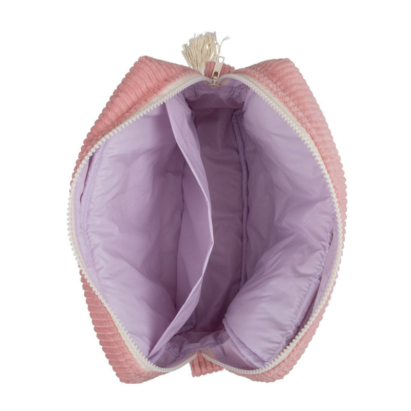 Cord-Kosmetiktasche „Baby Pink“