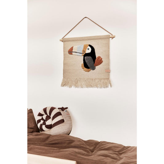 Tukan-Wandhänger – L47 × B48 cm von OYOY MINI – weitere Produktansicht 2