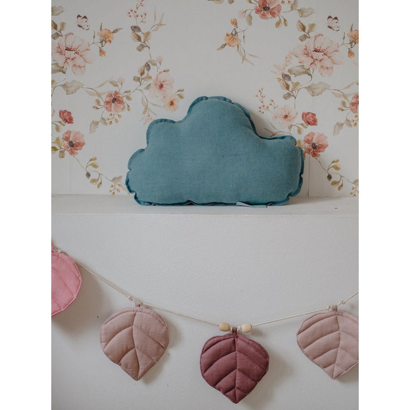 Wolkenkissen aus Leinen „Eye of the Sea“