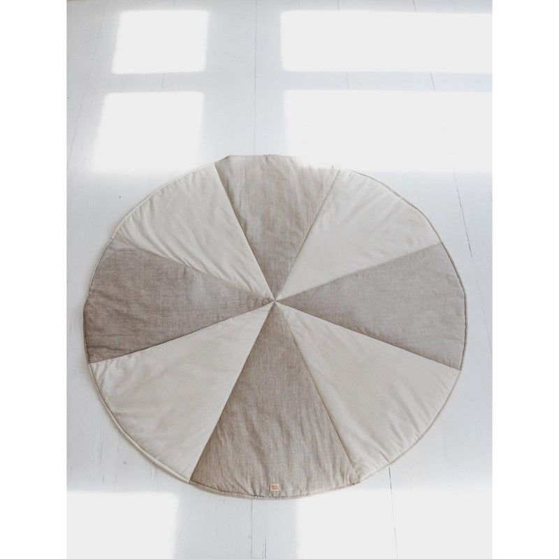 Runde Patchwork-Matte „Cream Candy“ – Ø 120 cm