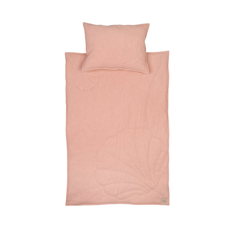 Leinen-Bettset „Powder Pink“