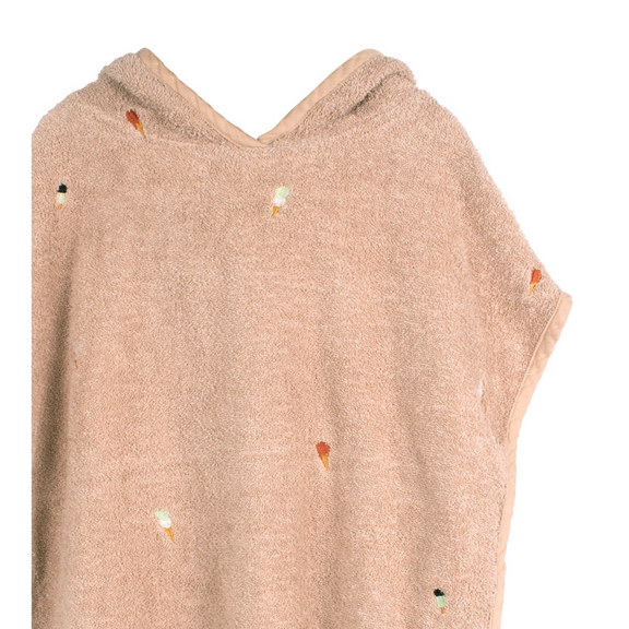 FILIBABBA Bestickter Strandponcho GOTS – Frappé – weitere Produktansicht 3