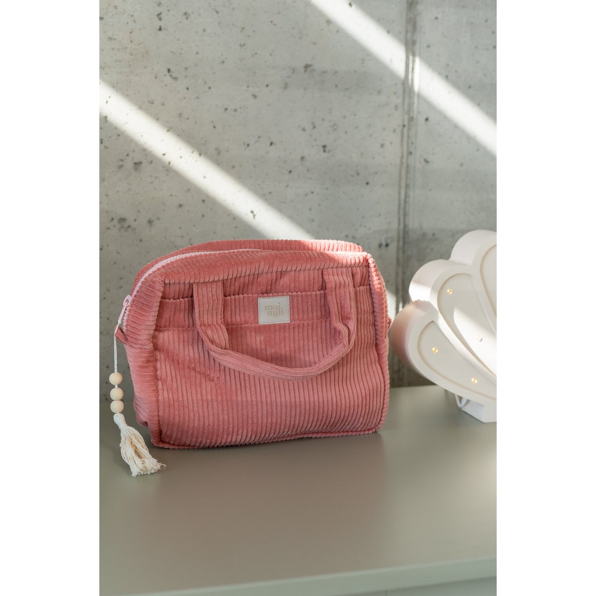 Cord-Kosmetiktasche „Coral“