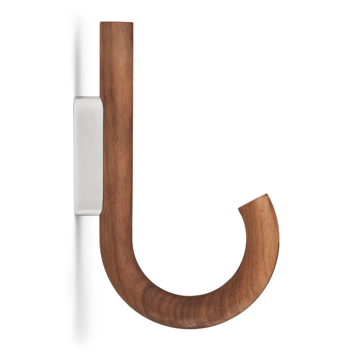 GEJST HOOK Wandhaken – Walnuss/Chrom