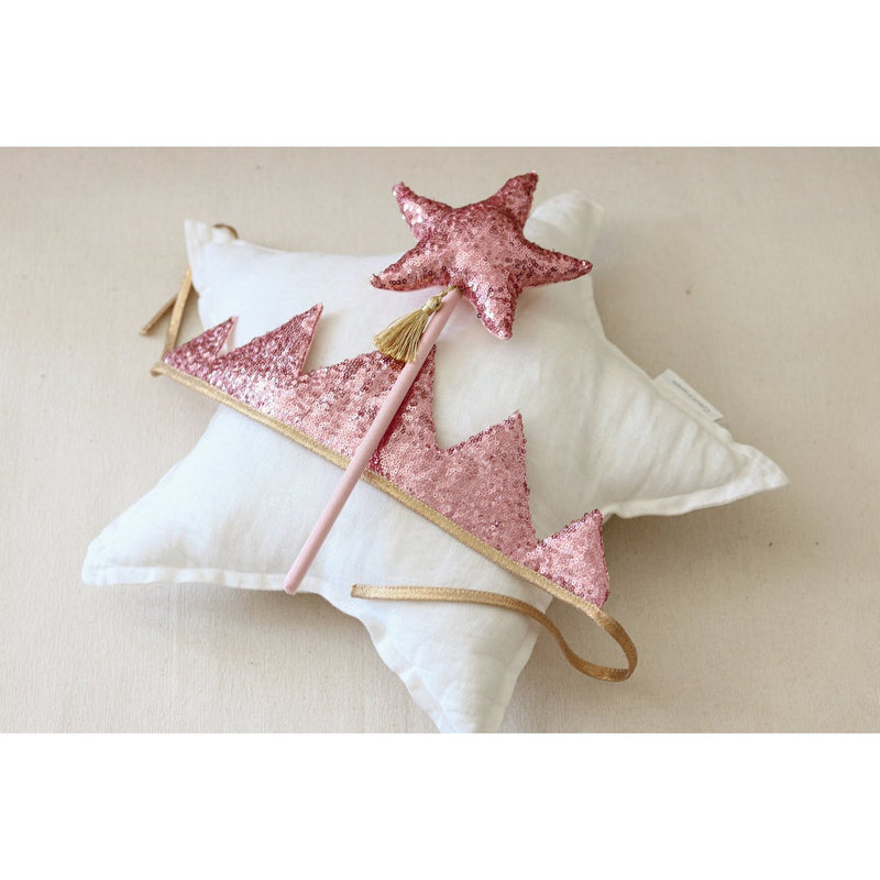 Verkleidungsset „Pink Magic“ – Krone & Zauberstab