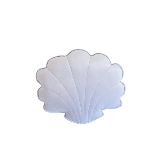 Moi Mili Samt-Muschelkissen „Blue Pearl“ – Produktfoto 2