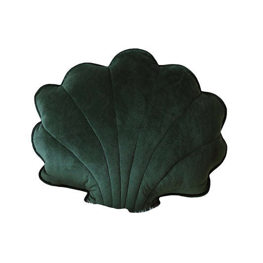 Samt-Muschelkissen „Emerald Green“