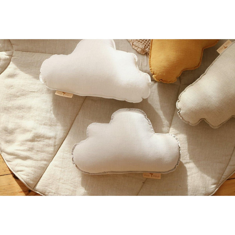 Wolkenkissen aus Leinen „Sand“