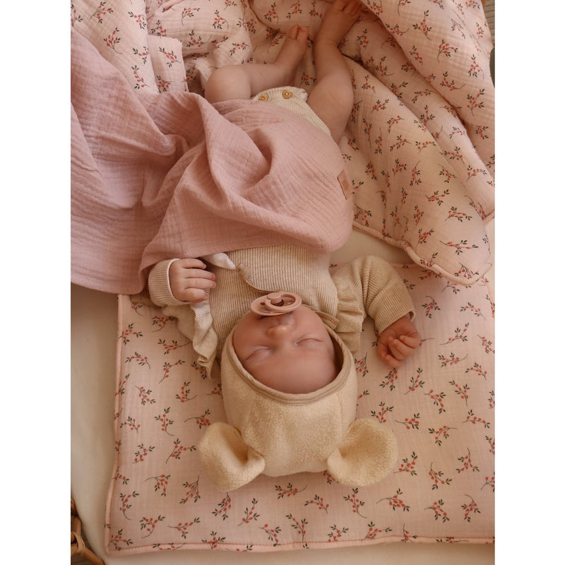 Musselin-Wickeldecke „Baby Pink“