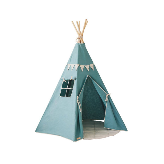 Tipi-Set „Gold Star“ mit Girlande & Spielmatte