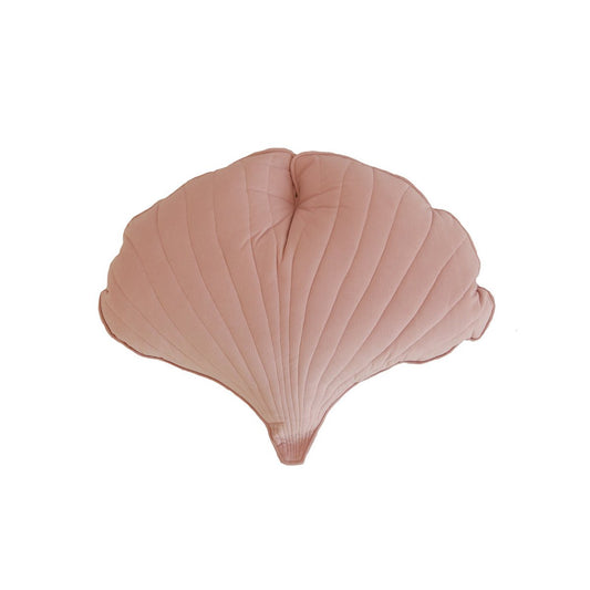 Moi Mili Samt-Ginkgokissen „Powder Rose“ – Produktfoto 2