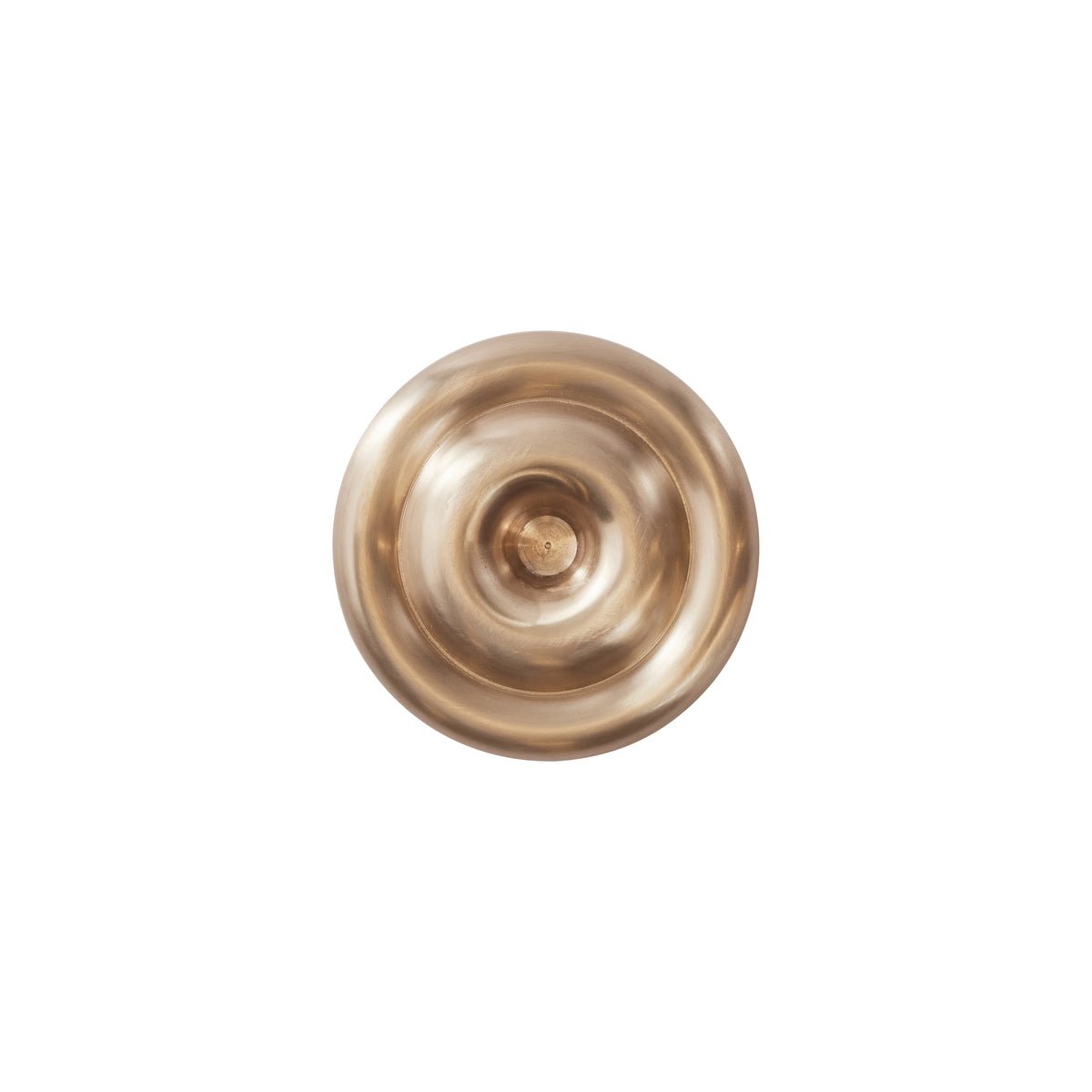 Savi Kerzenhalter aus Messing – niedrig – Ø12,5 × H3 cm von OYOY Living Design