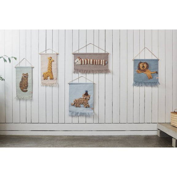 Leoparden-Wandbehang – H68 × B50 cm von OYOY MINI – weitere Produktansicht 4