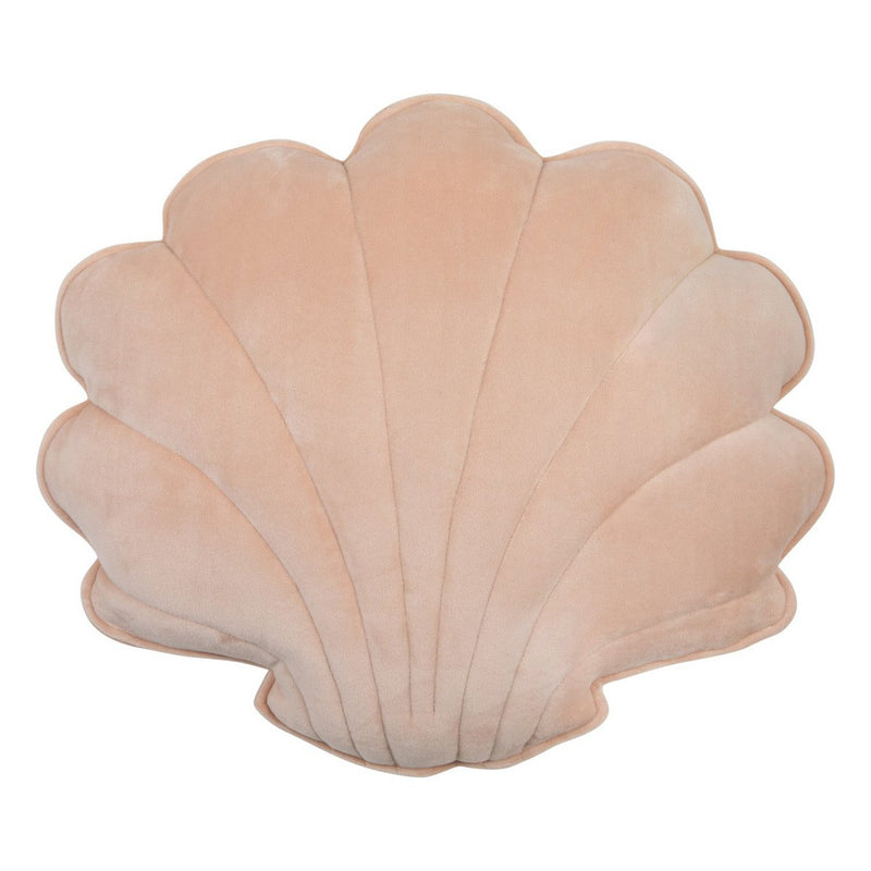 Samt-Muschelkissen „Latte“