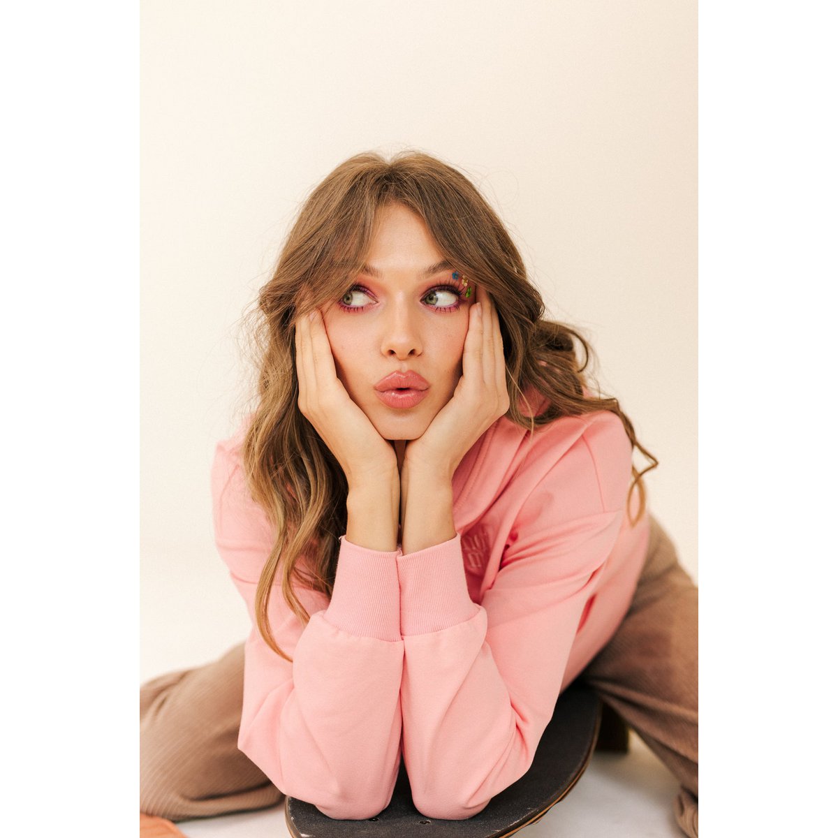 Moi Mili Kapuzenpullover „Rosa“ – Produktansicht