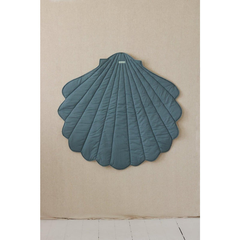 Leinen-Muschelmatte „Auge des Meeres“