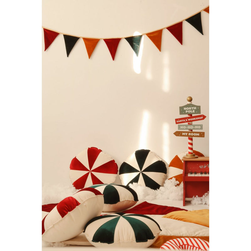 Samtgirlande „Frohe Weihnachten“
