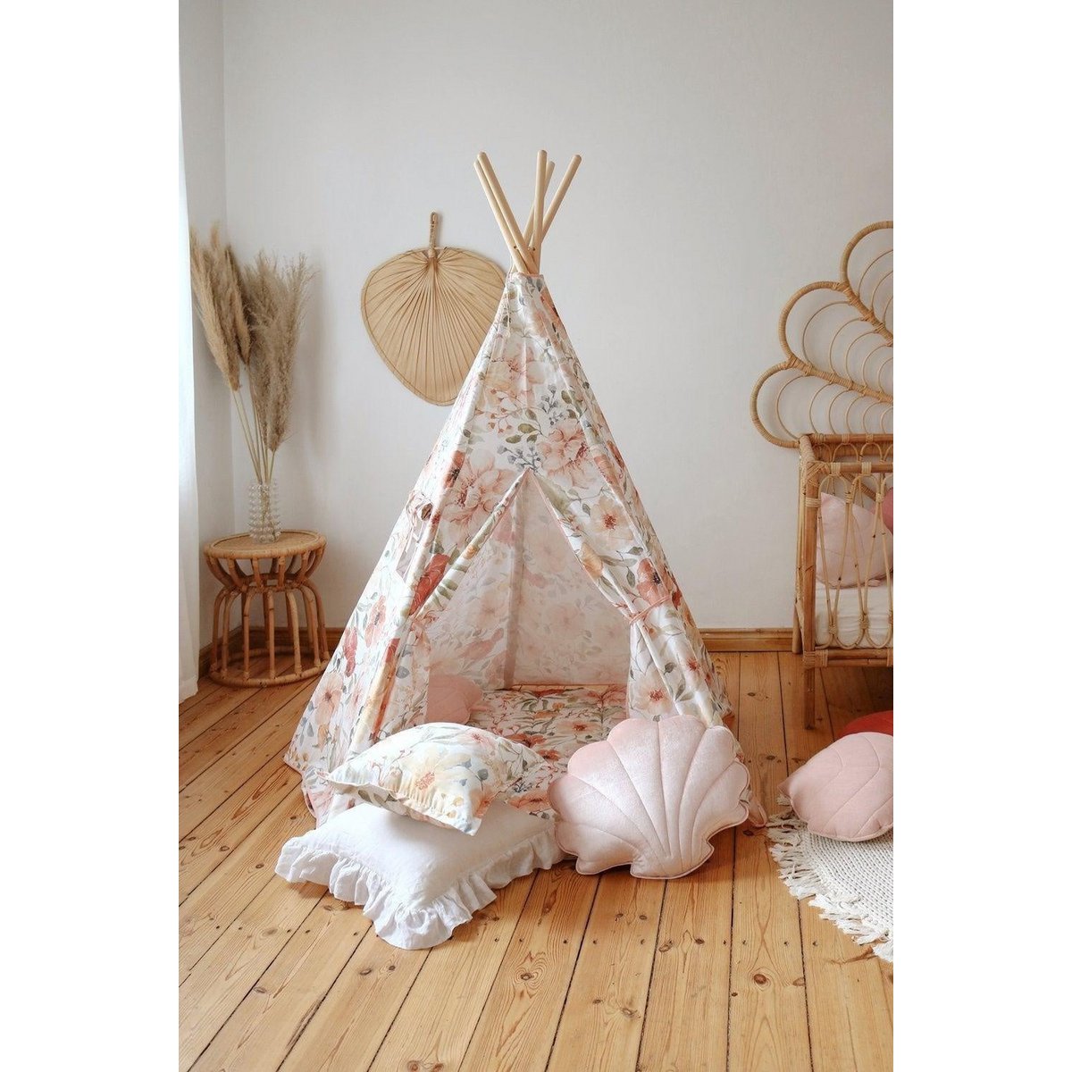 Moi Mili Tipi-Zelt „Flower Power“ – Produktansicht