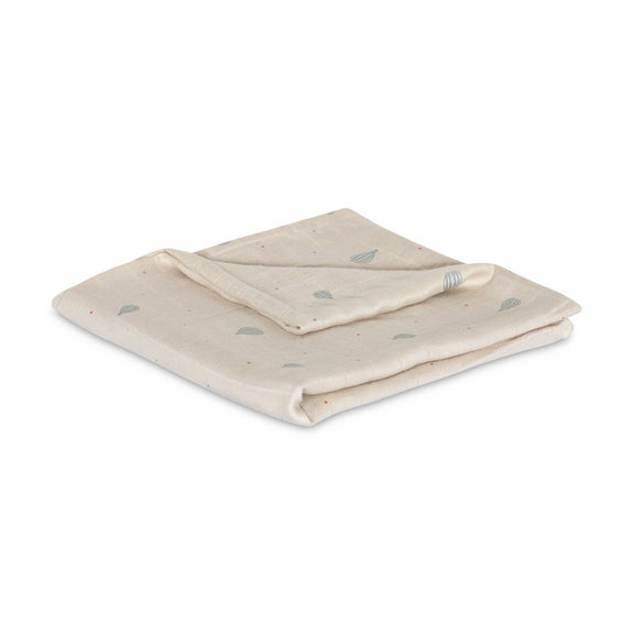 Wickeltuch aus Bambus-Musselin – Luftballonpunkt von Nuuroo