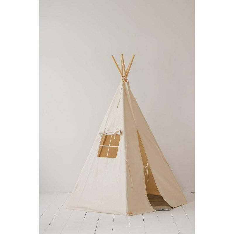 Tipi-Set „Natural Beige“ mit Spielmatte
