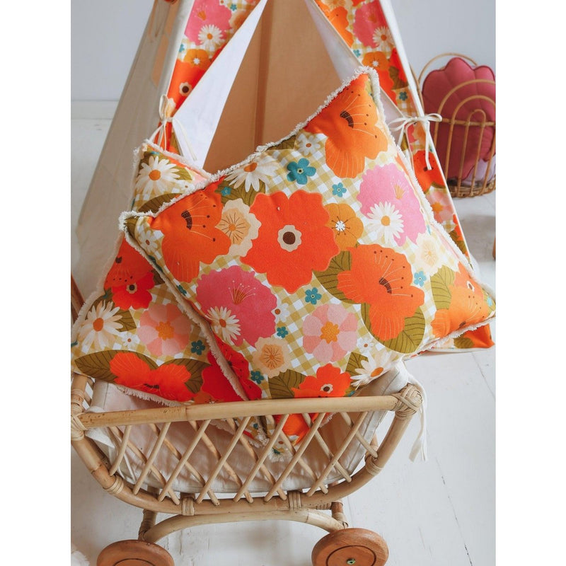 Kissen „Picknick mit Blumen“