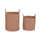 Dot Baumwollseilkörbe – 2er-Set – H38 × L30 × B30 cm/H28 × L25 × B25 cm von OYOY Living Design