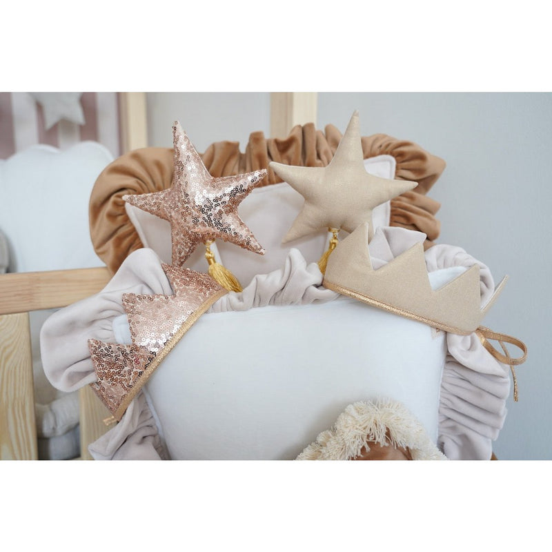 Moi Mili Kronen- & Zauberstab-Set „Beige“ – Produktfoto 2