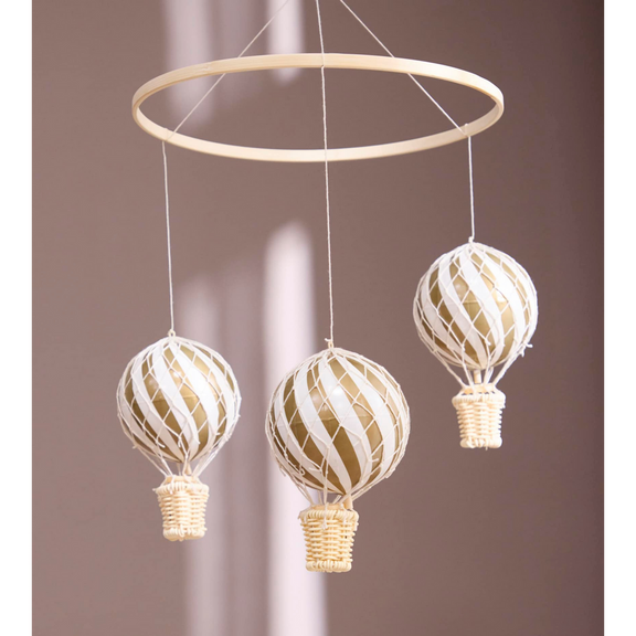 FILIBABBA Luftballon-Mobile – Gold – weitere Produktansicht 4