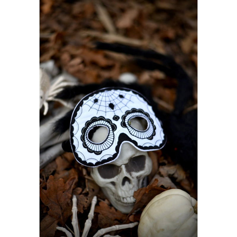 Totenkopfmaske „Black Halloween“