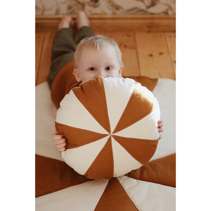 Patchwork-Kissen „Caramel Candy“