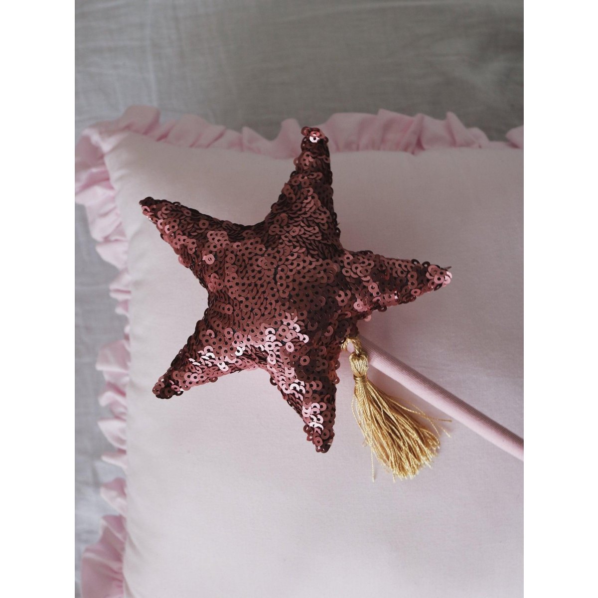 Moi Mili Zauberstab „Pink Magic“ mit Pailletten – Rosa – Produktansicht