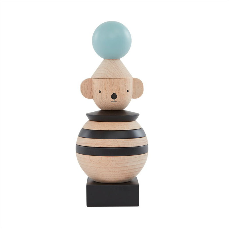 Koala zum Stapeln aus Holz – Ø8,5 × H21 cm von OYOY MINI