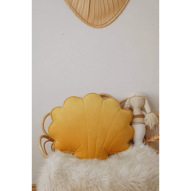 Samt-Muschelkissen „Honey“