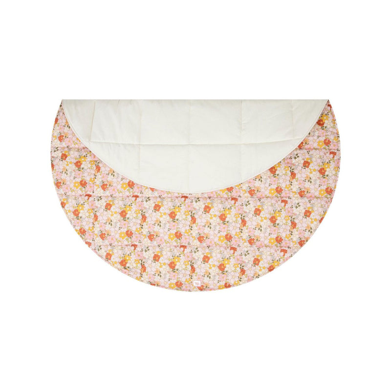 Tipi-Set „Wildblumen“ mit Blatt-Spielmatte „Powder Pink“