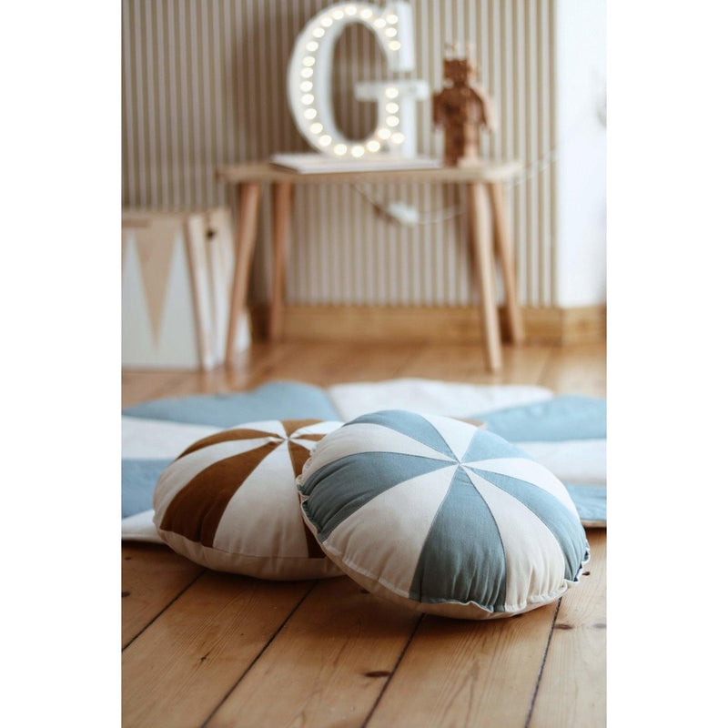 Patchwork-Kissen „Blue Candy“