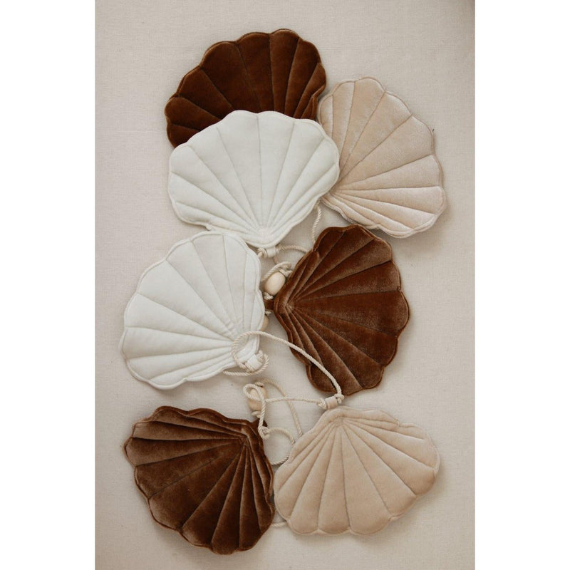 Samt-Girlande „Beige Pearl“