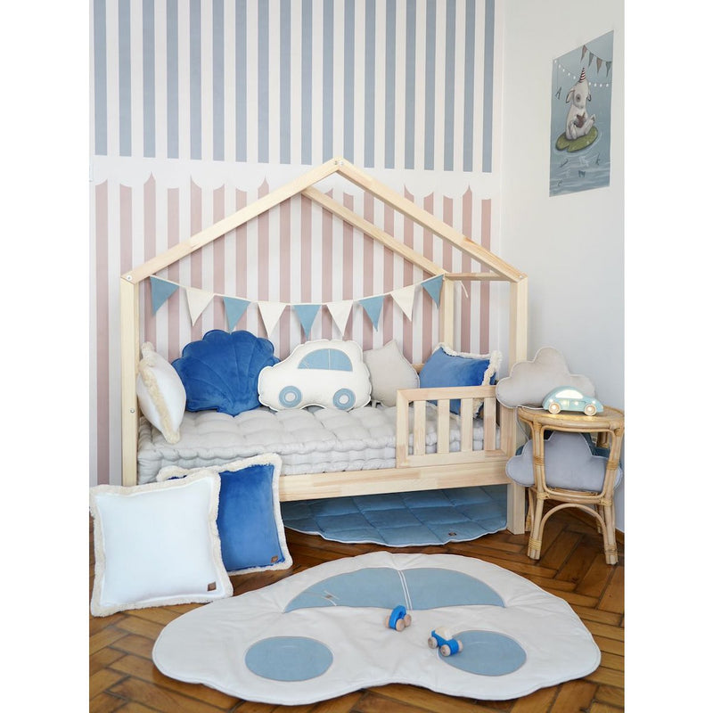 Moi Mili Auto-Spielmatte „Soft Denim“ – Produktansicht