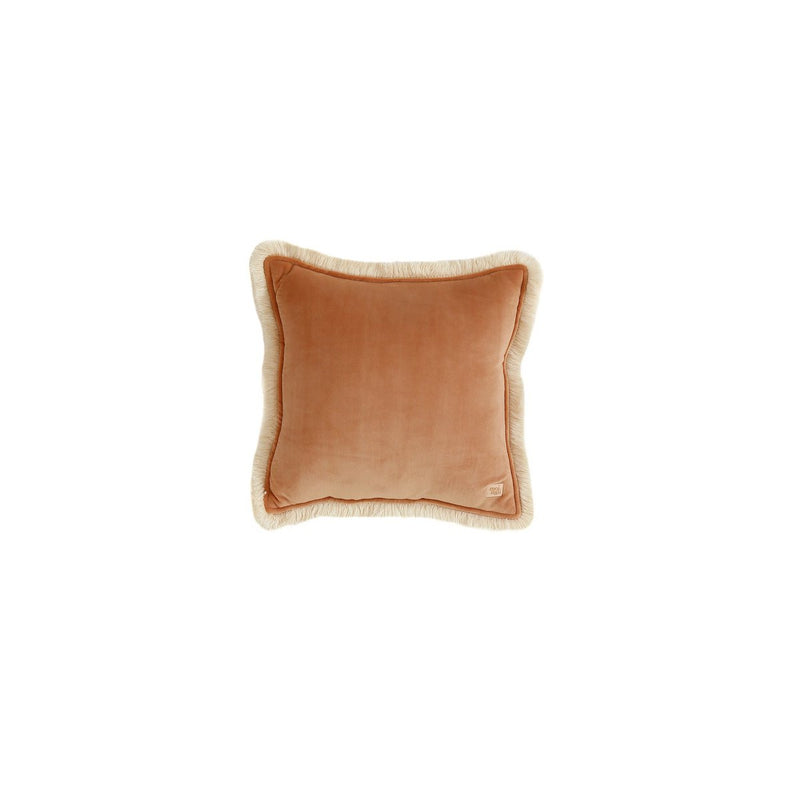 Samtkissen mit Fransen „Caramel“