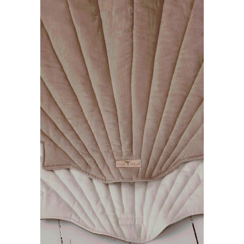 Leinen-Muschelmatte „Powder Pink“