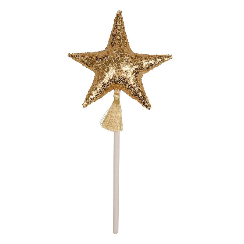 Verkleidungsset „Golden Magic“ mit Krone und Zauberstab