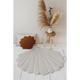 Leinen-Muschelspielmatte „Sand“
