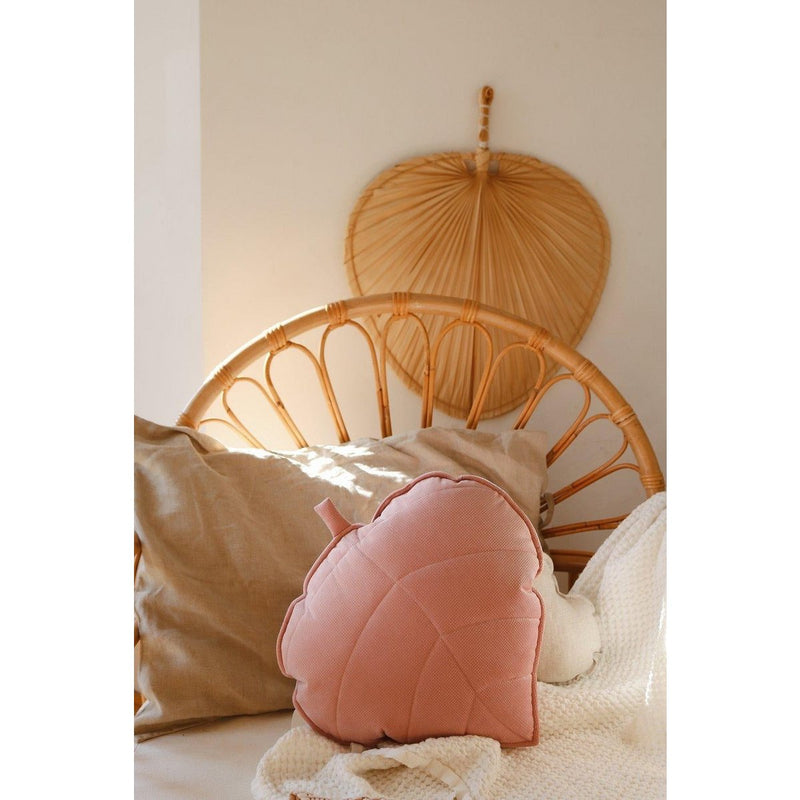 Samt-Blattkissen „Soft Rose“