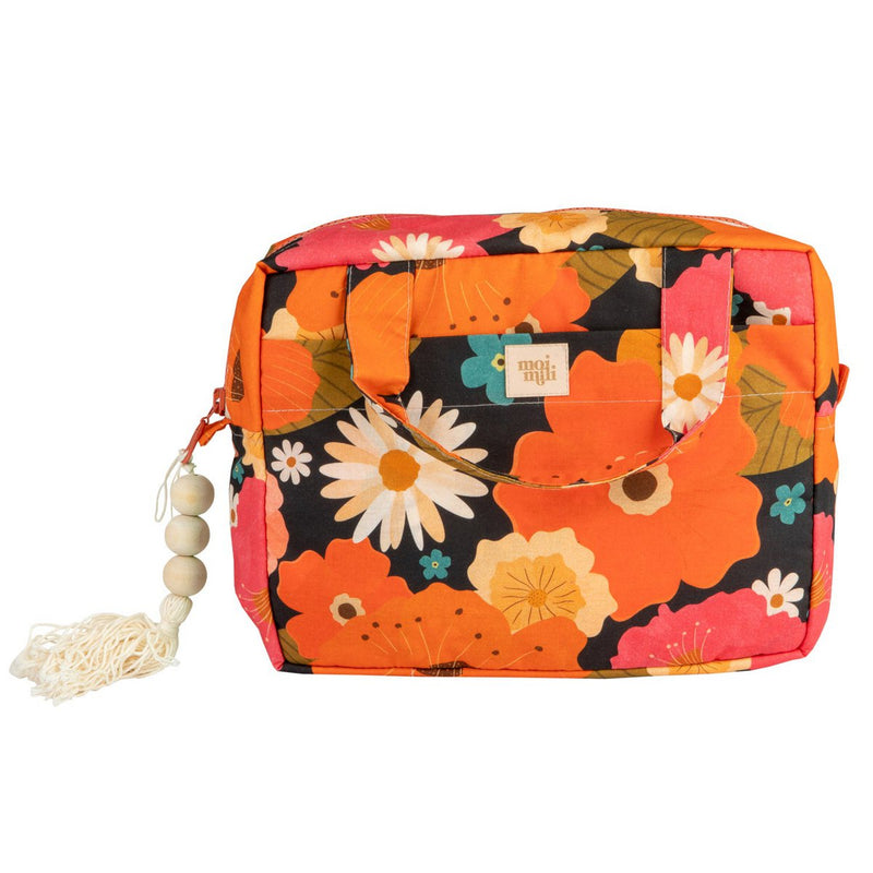 Kosmetiktaschen-Set „Picknick mit Blumen“ – 2-teilig