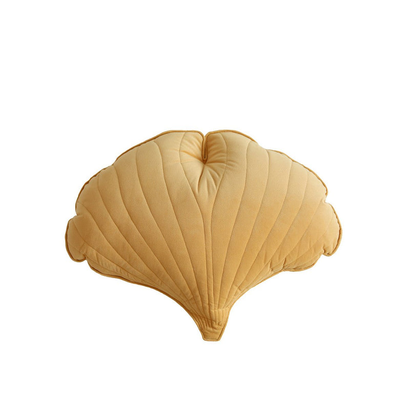 Samt-Ginkgokissen „Honey Ginkgo“